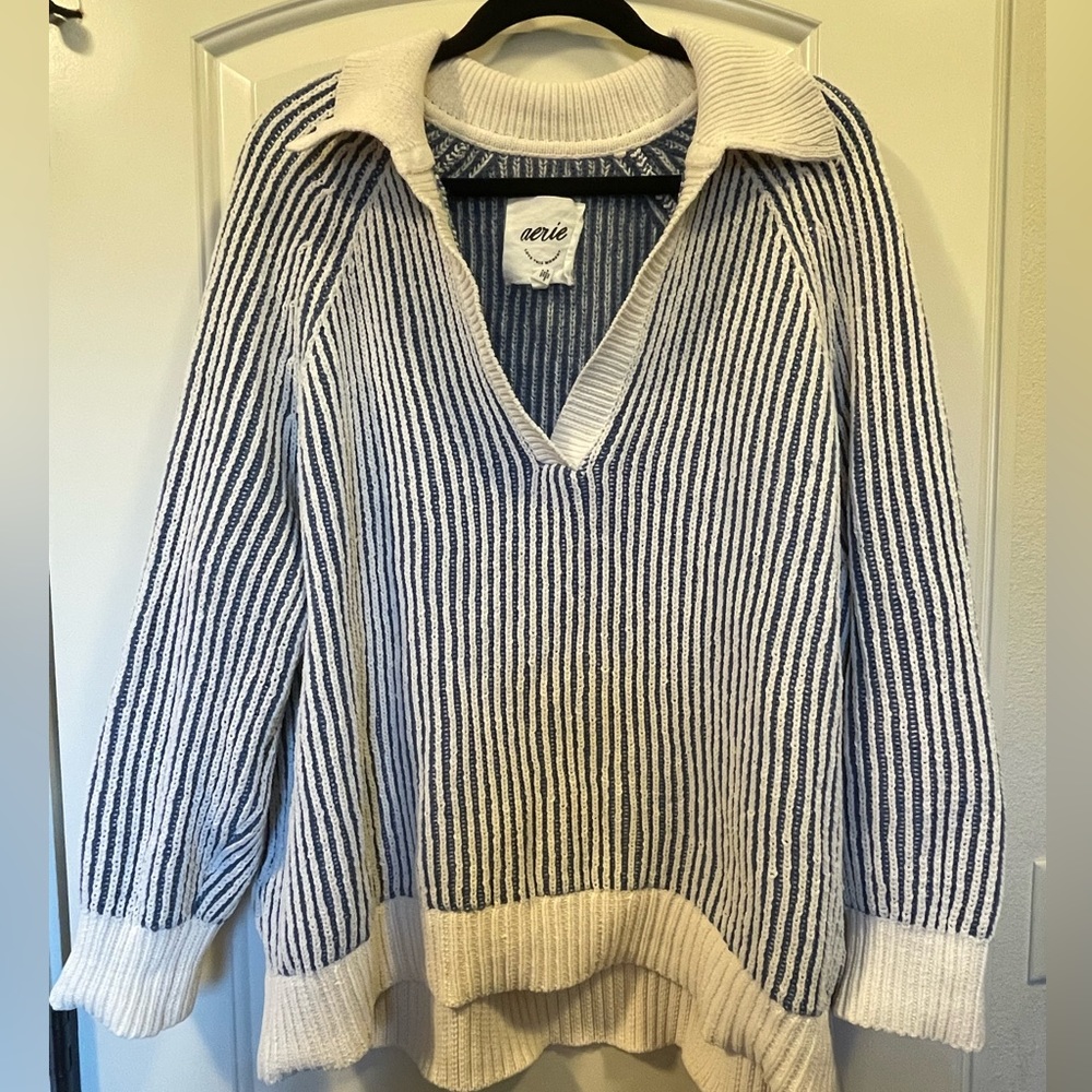 Aerie Sugar Rush Chenille Sweater